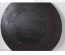 Miroir mural rond en bois tressé Antique