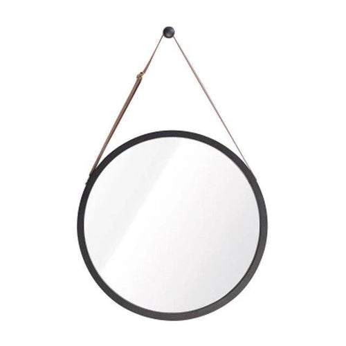 Miroir mural rond suspendu avec cadre Hotel - vue 15 sur 14
