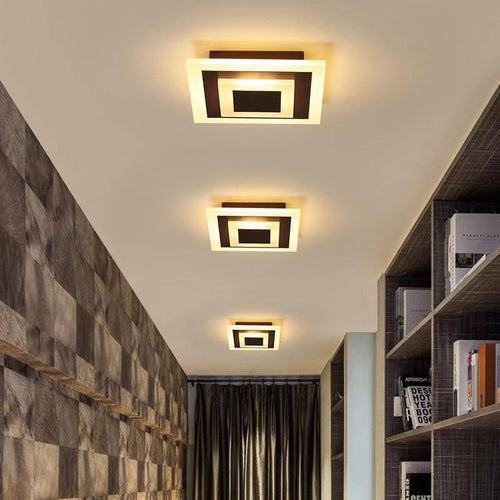 Plafonnier carré LED Dormitorio - vue 3 sur 6