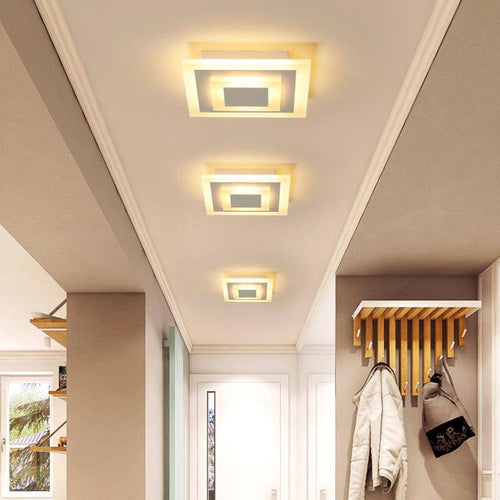 Plafonnier carré LED Dormitorio - vue 5 sur 6