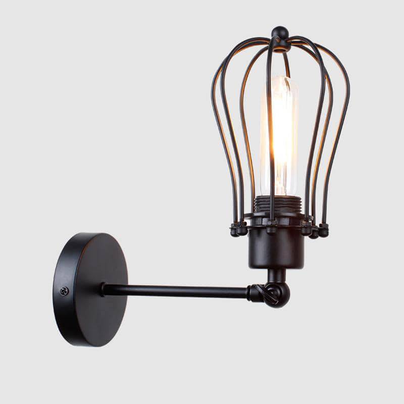 Applique murale cage vintage - vue 2 sur 7