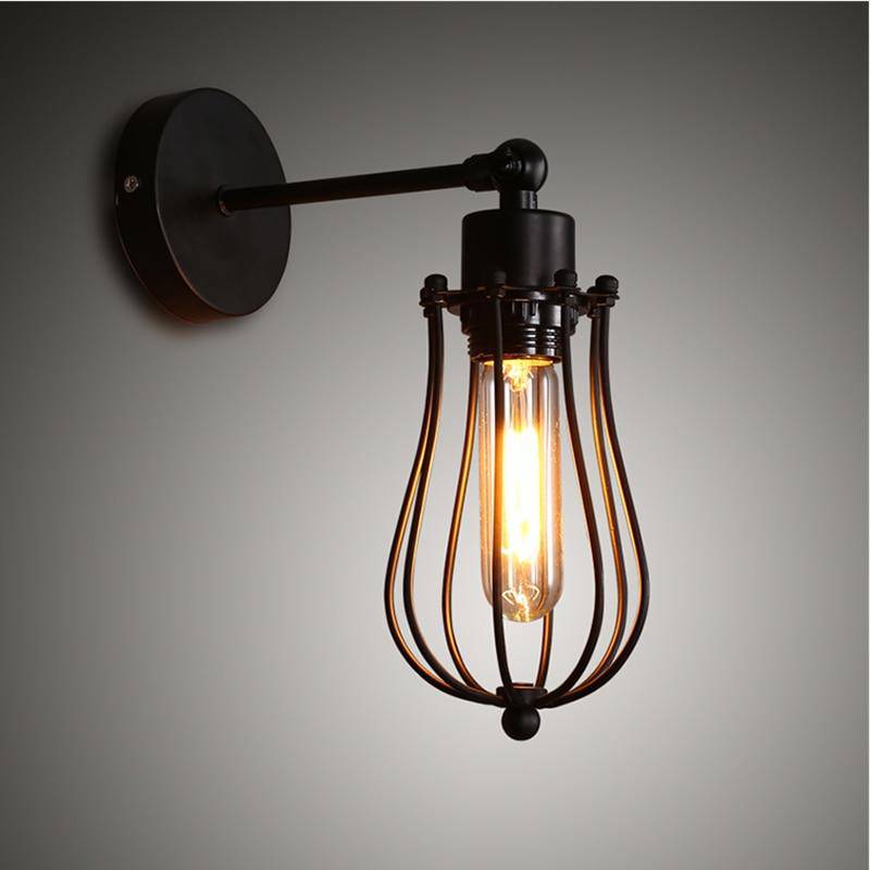 Applique murale cage vintage - vue 3 sur 7
