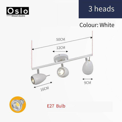 Barre spots LEDs arrondis ajustables Windows - vue 11 sur 12