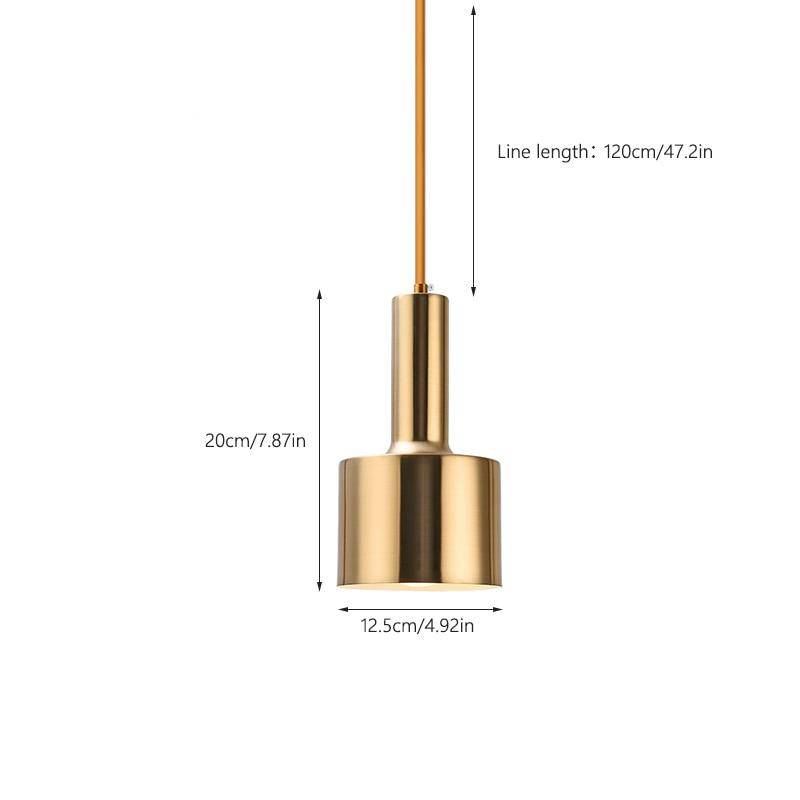 Suspension design LED doré Luxury - vue 3 sur 5
