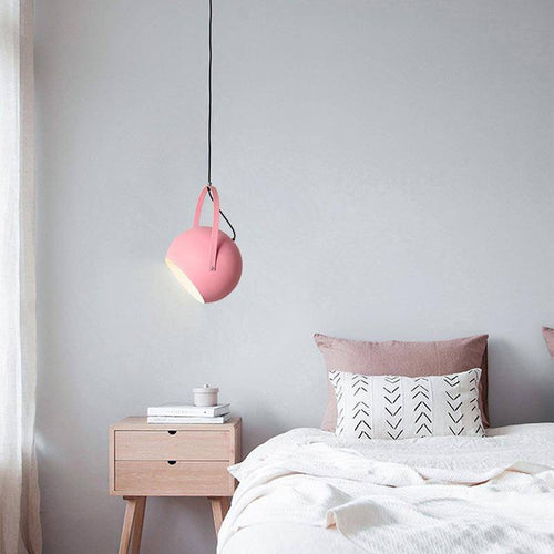 Suspension LED boule avec lanière en métal Colourful - vue 4 sur 6