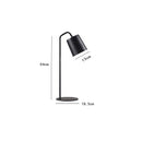 Lampe de bureau moderne à LED avec abat-jour en métal coloré Study