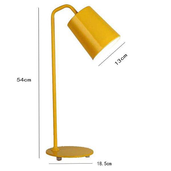 Lampe de bureau moderne à LED avec abat-jour en métal coloré Study - vue 7 sur 8