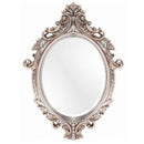 Miroir mural rétro argenté style baroque