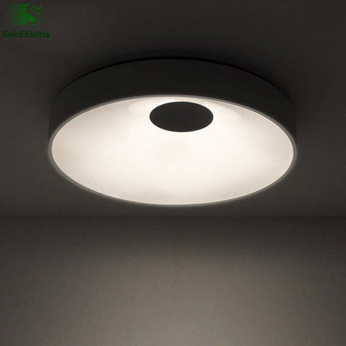Plafonnier design LED rond et creux Concave - vue 7 sur 7