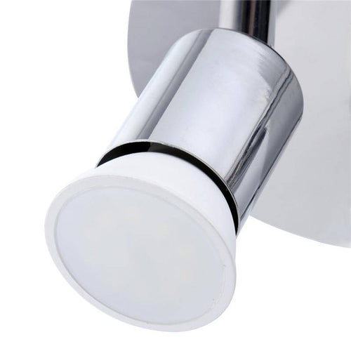 Plafonnier à 3 spots LED chromé moderne - vue 5 sur 10