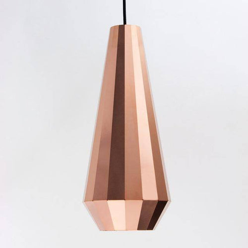Suspension design rose gold de différentes formes droites Loft - vue 7 sur 7