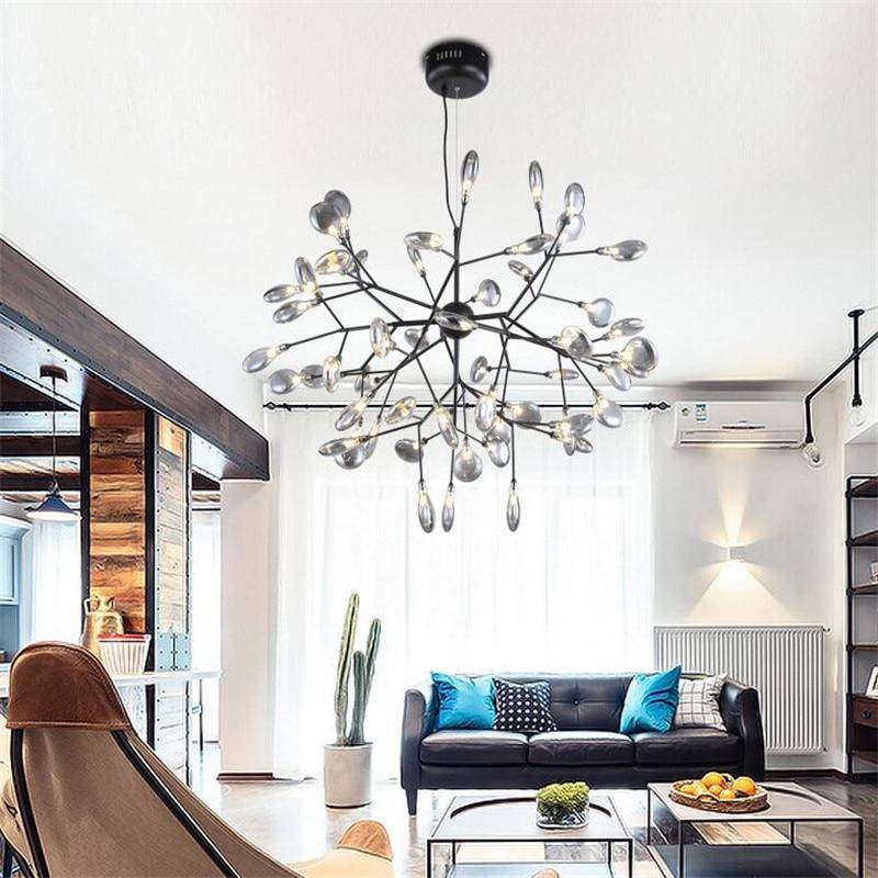 Lustre design LED arbre à branches Leaf - vue 4 sur 12