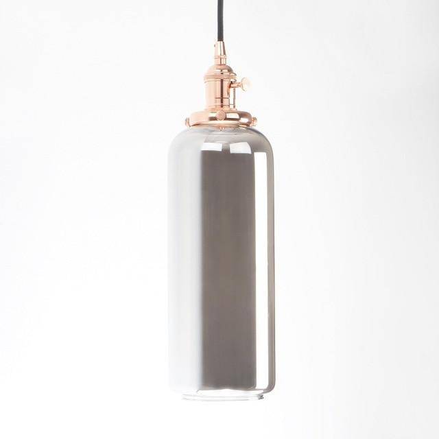 Suspension design cylindre en verre Reflective - vue 6 sur 8