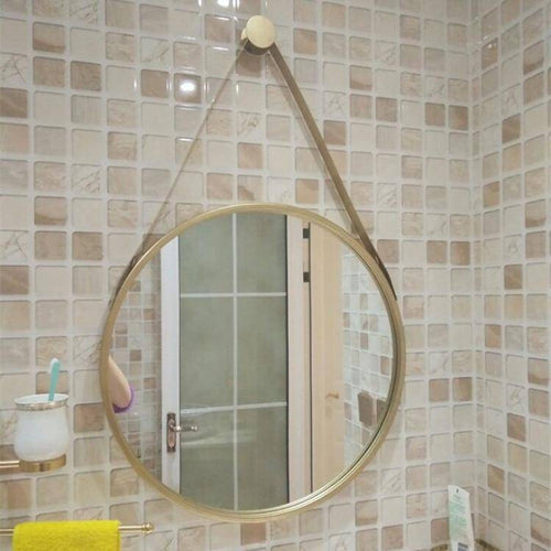 Miroir mural décoratif rond suspendu Personality - vue 2 sur 5