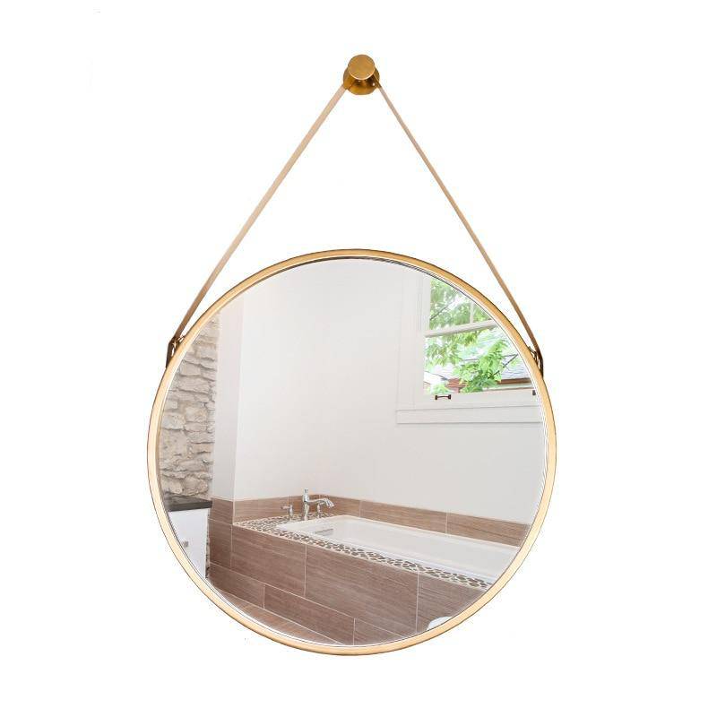 Miroir mural décoratif rond suspendu Personality - vue 5 sur 5