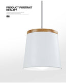 Suspension design bois et métal blanc Aisilan