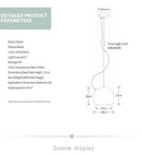 Suspension en boule design noire Solid
