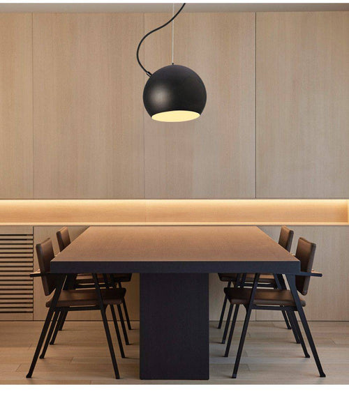 Suspension en boule design noire Solid - vue 5 sur 6