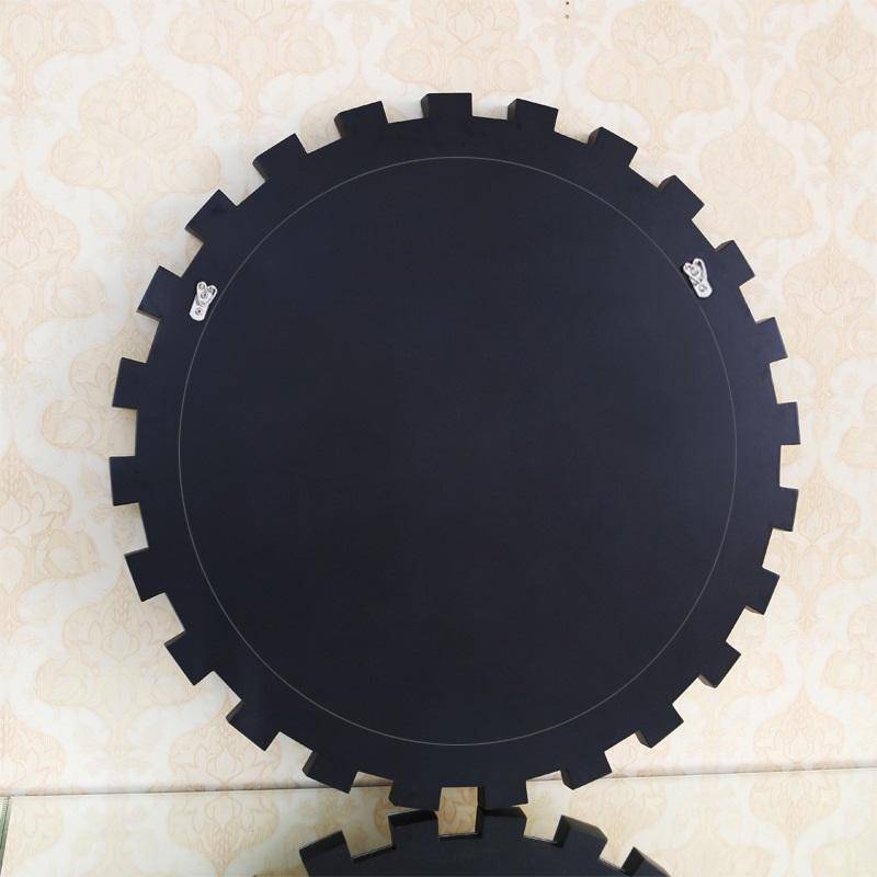 Grand miroir rond mural soleil Console - vue 5 sur 5