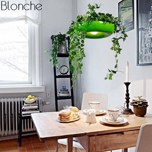 Suspension moderne arrondie pour plante Pot - vue 5 sur 8