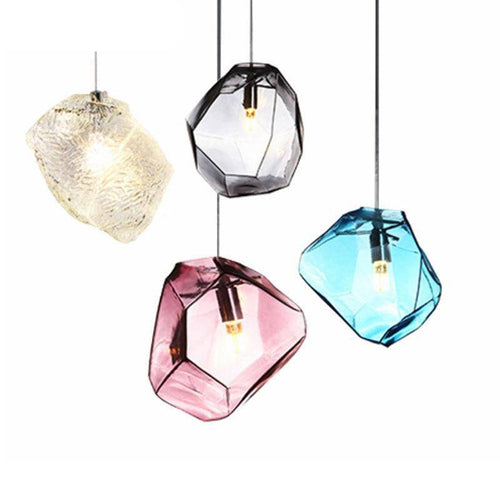Suspension design en cristal Colorful - vue 5 sur 12