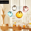 Suspension design en cristal Colorful