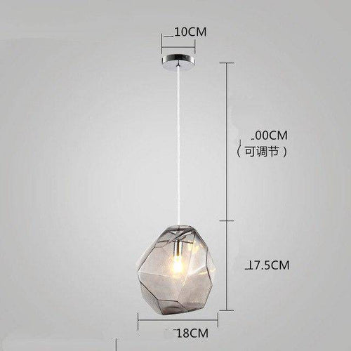 Suspension design en cristal Colorful - vue 12 sur 12