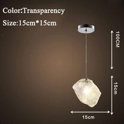 Suspension design en cristal Colorful - vue 7 sur 12