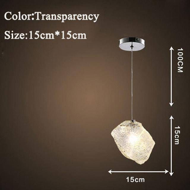 Suspension design en cristal Colorful - vue 6 sur 12