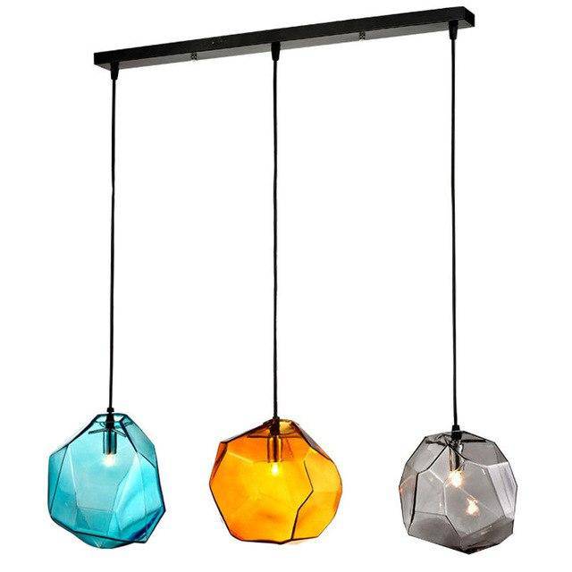 Suspension design en cristal Colorful - vue 10 sur 12