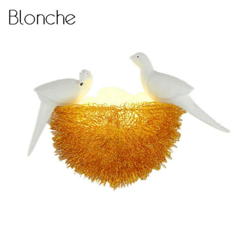 Applique LED en forme de nid d'oiseaux - vue 5 sur 8