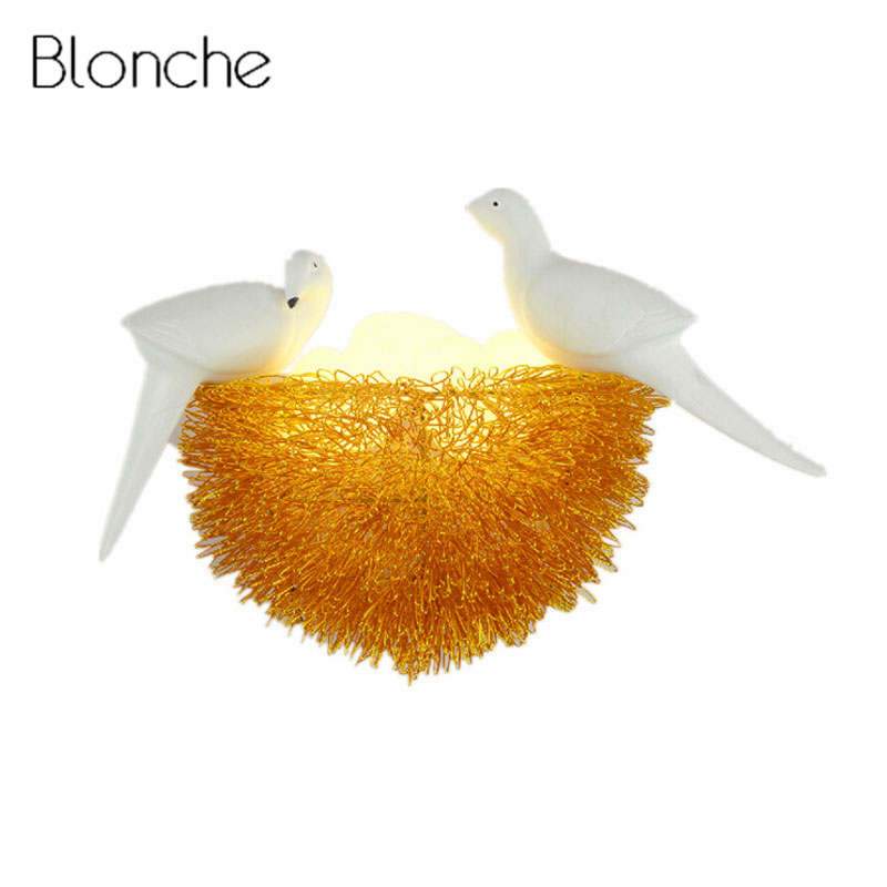 Applique LED en forme de nid d'oiseaux - vue 4 sur 8
