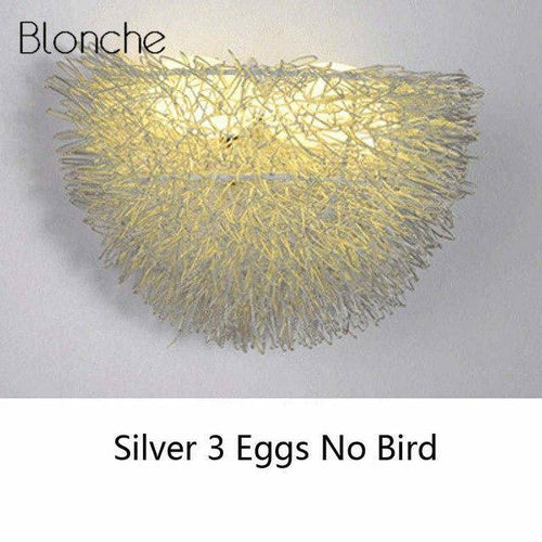 Applique LED en forme de nid d'oiseaux - vue 9 sur 8