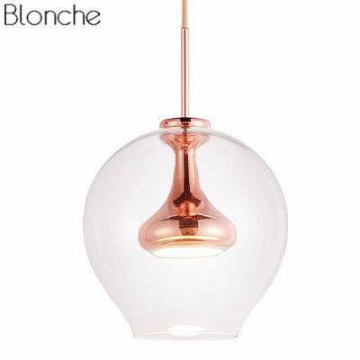 Suspension design en verre arrondi à LED Glass - vue 9 sur 9