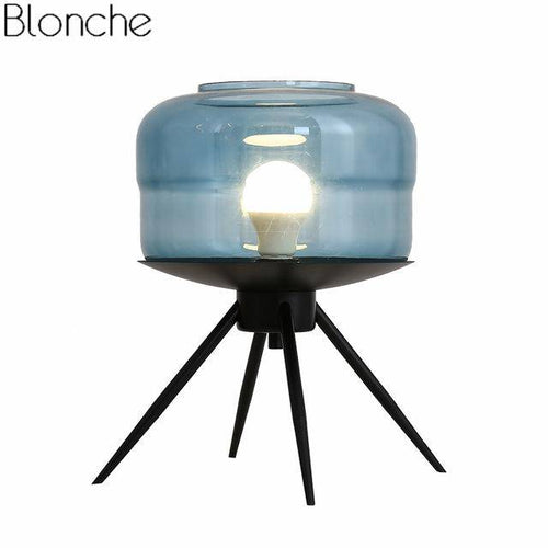 Lampe à poser design LED avec boule en verre Postmodern - vue 4 sur 6