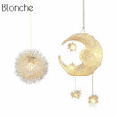 Suspension LED étoile et lune Moon