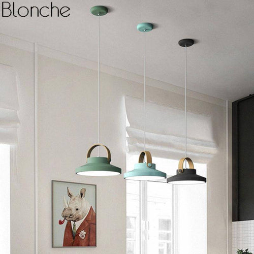 Suspension design LED en bois et métal Moderna - vue 14 sur 21