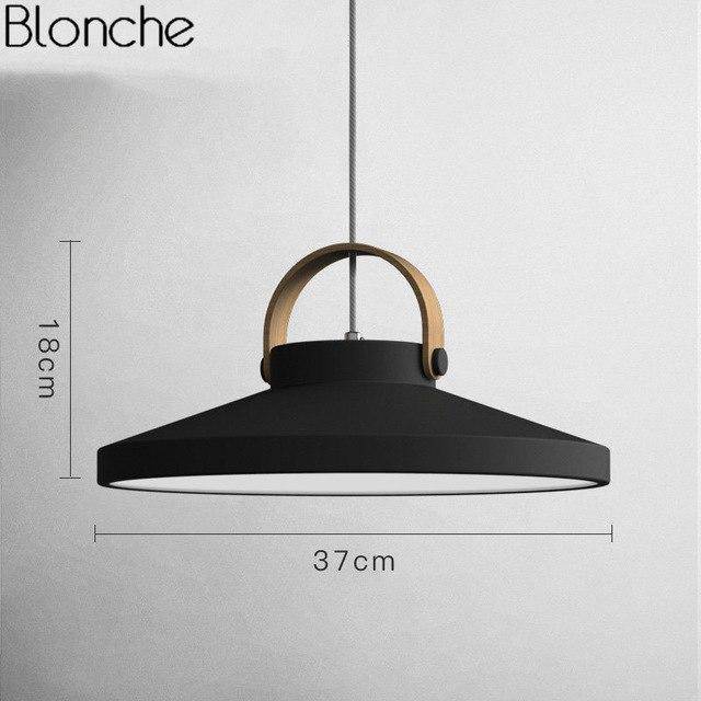 Suspension design LED en bois et métal Moderna - vue 11 sur 21