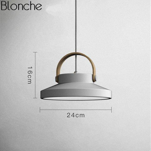Suspension design LED en bois et métal Moderna - vue 13 sur 21