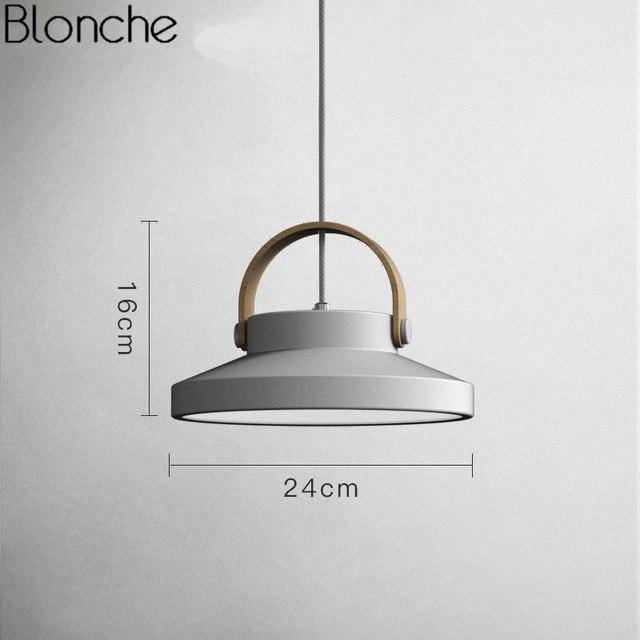 Suspension design LED en bois et métal Moderna - vue 12 sur 21