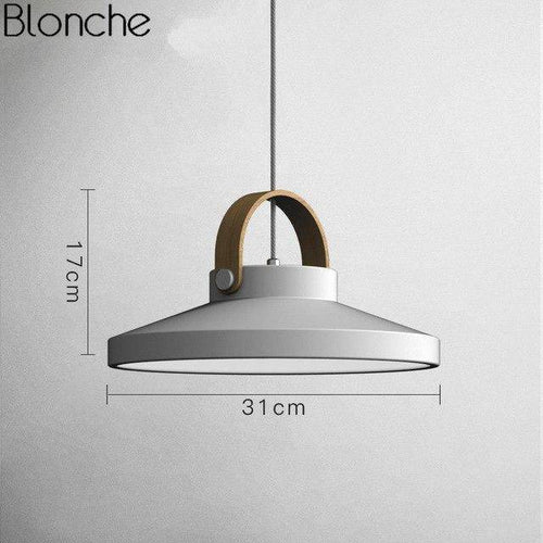 Suspension design LED en bois et métal Moderna - vue 10 sur 21