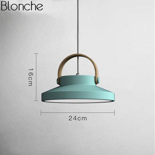 Suspension design LED en bois et métal Moderna - vue 6 sur 21