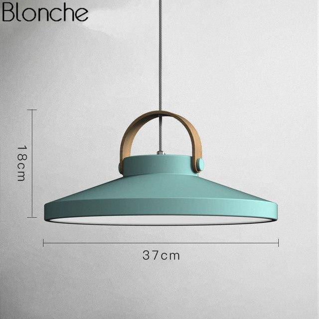 Suspension design LED en bois et métal Moderna - vue 18 sur 21