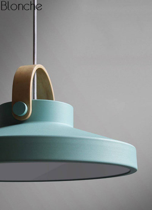 Suspension design LED en bois et métal Moderna - vue 11 sur 21