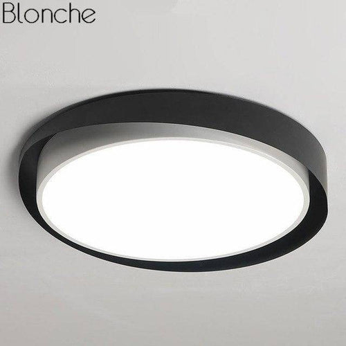 Plafonnier design LED arrondi de couleur Art - vue 9 sur 10