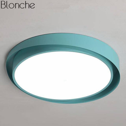 Plafonnier design LED arrondi de couleur Art - vue 6 sur 10