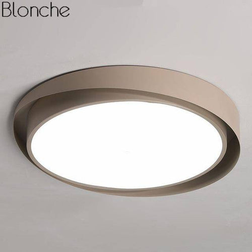 Plafonnier design LED arrondi de couleur Art - vue 4 sur 10