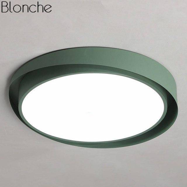 Plafonnier design LED arrondi de couleur Art - vue 7 sur 10