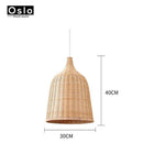 Suspension en tissu Rattan
