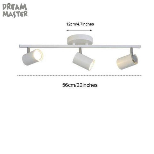 Barre spots LEDs ajustables moderne - vue 16 sur 17